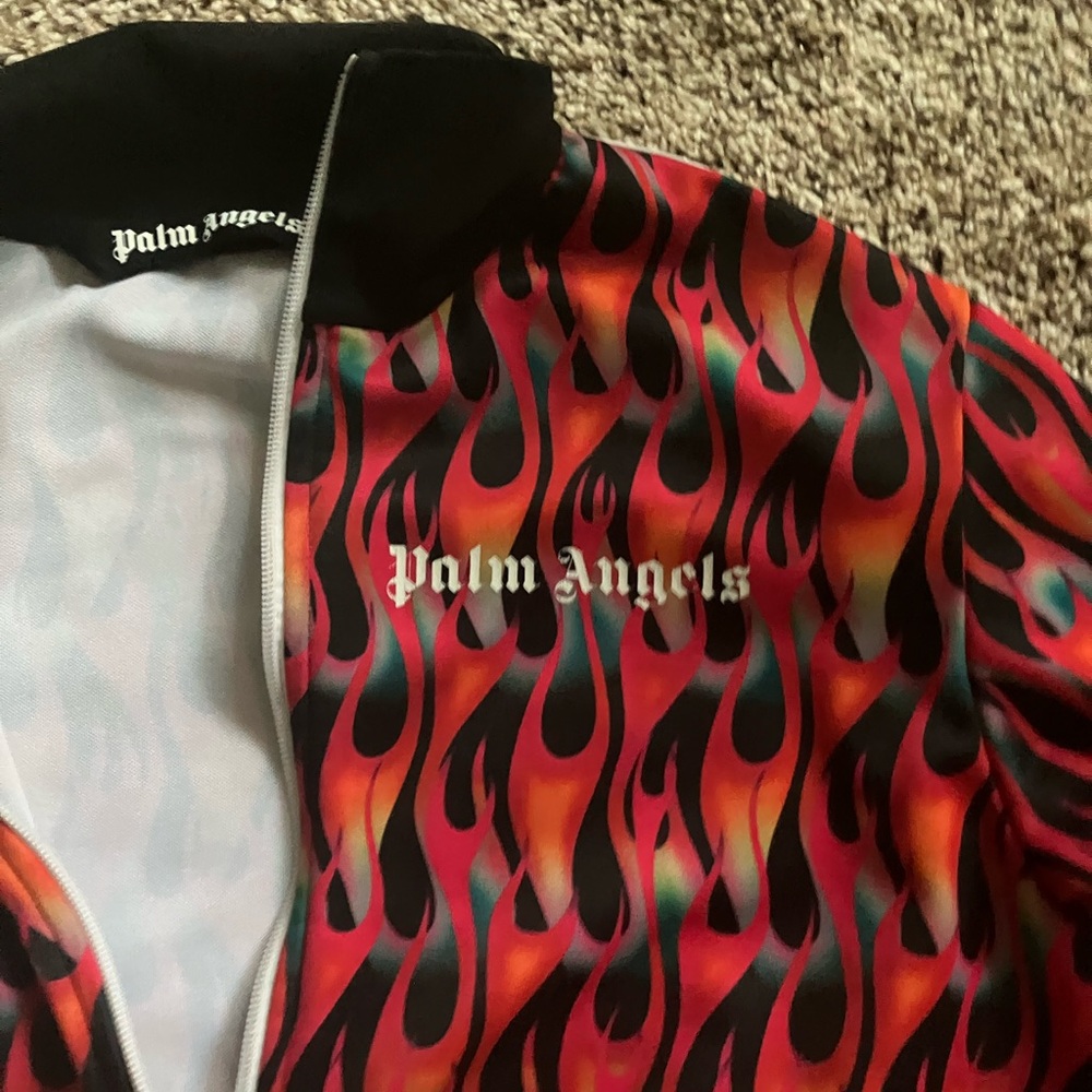 Palm Angels Black and White Jacket